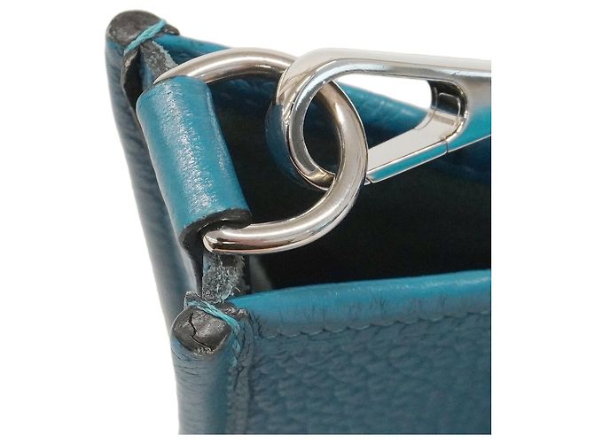 Hermès Borsa a Tracolla Hermes Evelyne TPM Blu - vista 7