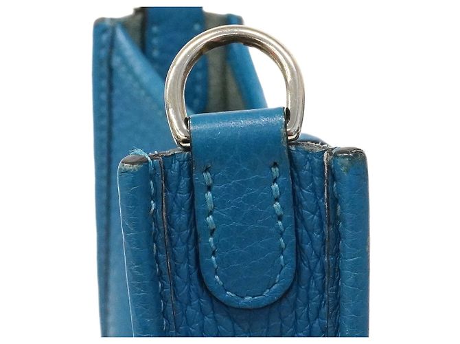 Hermès Borsa a Tracolla Hermes Evelyne TPM Blu - vista 8