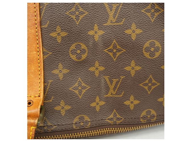 Louis Vuitton Boston Monogram Keepall 55 Marrone - vista 11