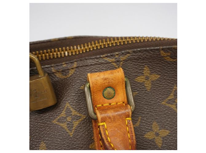 Louis Vuitton Boston Monogram Keepall 55 Marrone - vista 12