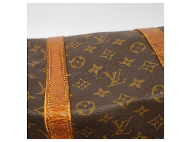 Louis Vuitton Boston Monogram Keepall 55 Marrone - vista 13