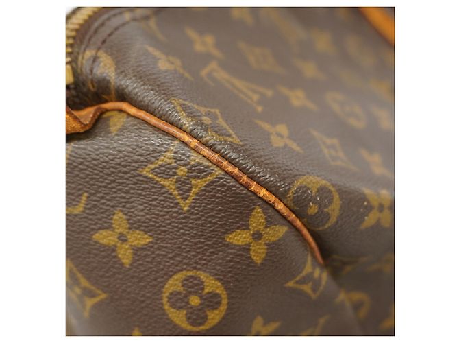Louis Vuitton Boston Monogram Keepall 55 Marrone - vista 14