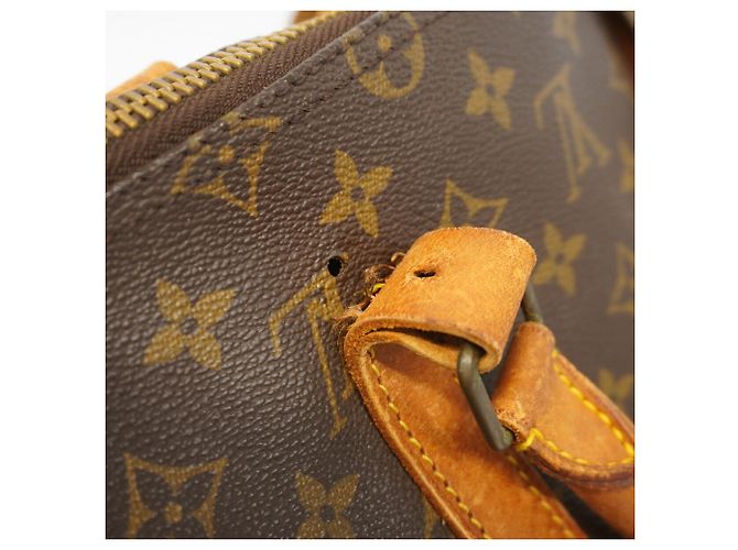 Louis Vuitton Boston Monogram Keepall 55 Marrone - vista 6