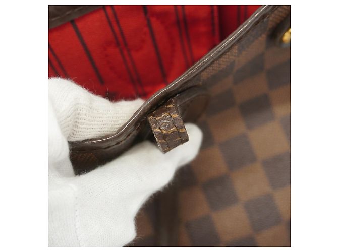 Borsa Tote Louis Vuitton Damier Neverfull PM N51109 Ebene Damier ebene - vista 8