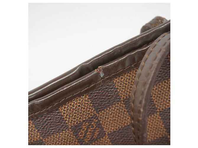 Borsa Tote Louis Vuitton Damier Neverfull PM N51109 Ebene Damier ebene - vista 9