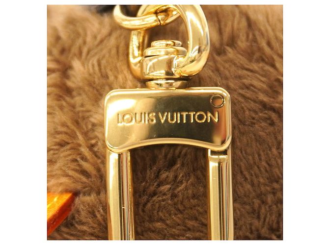 Portachiavi Charm Bag Louis Vuitton Damier Marrone Blu - vista 3