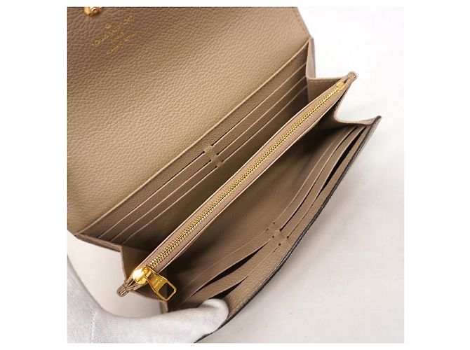 Louis Vuitton Long Wallet Monogram Empreinte Grau Roh - Ansicht 3