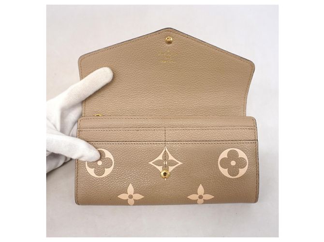Louis Vuitton Long Wallet Monogram Empreinte Grau Roh - Ansicht 7