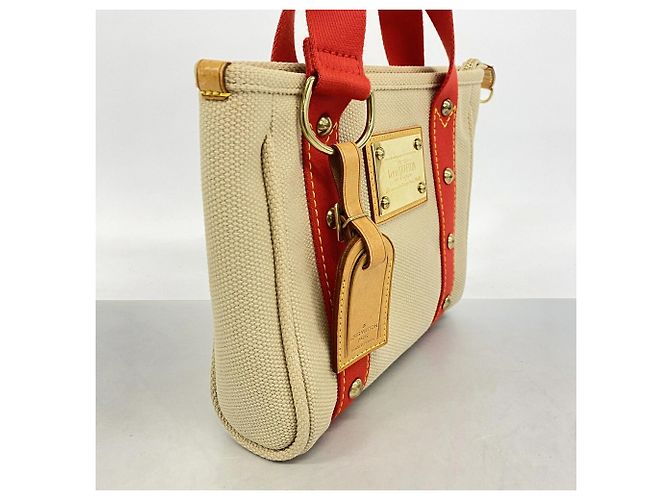 Borsa Louis Vuitton Antigua Cabas PM Beige - vista 2