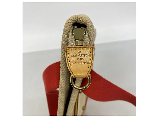 Borsa Louis Vuitton Antigua Cabas PM Beige - vista 5