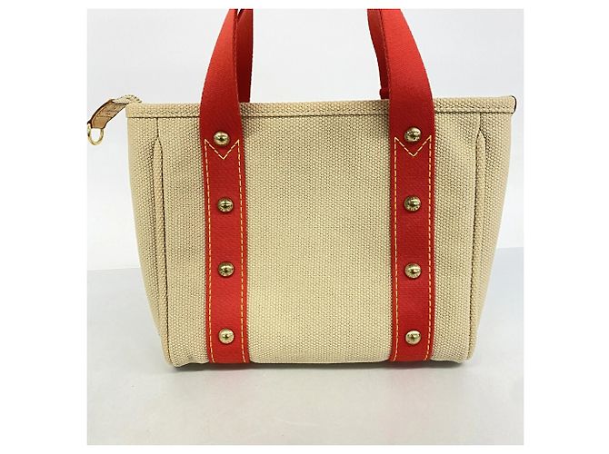 Borsa Louis Vuitton Antigua Cabas PM Beige - vista 8