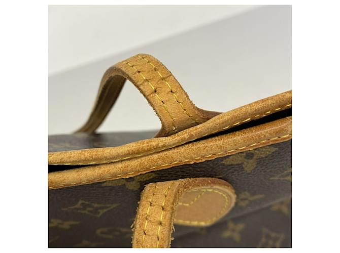 Borsa Tote Louis Vuitton Monogram Neverfull PM Marrone - vista 11