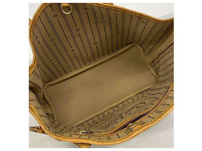 Borsa Tote Louis Vuitton Monogram Neverfull PM Marrone - vista 4