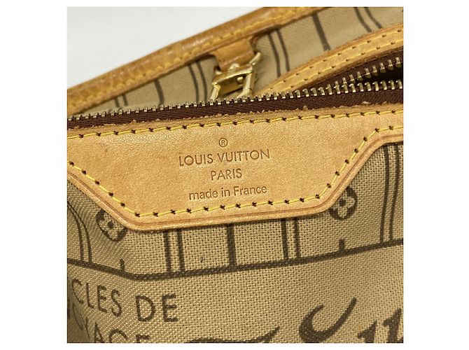Borsa Tote Louis Vuitton Monogram Neverfull PM Marrone - vista 5