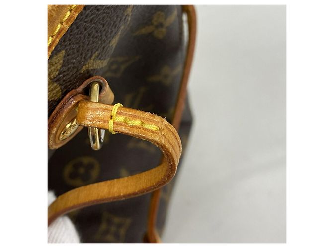 Borsa Tote Louis Vuitton Monogram Neverfull PM Marrone - vista 9