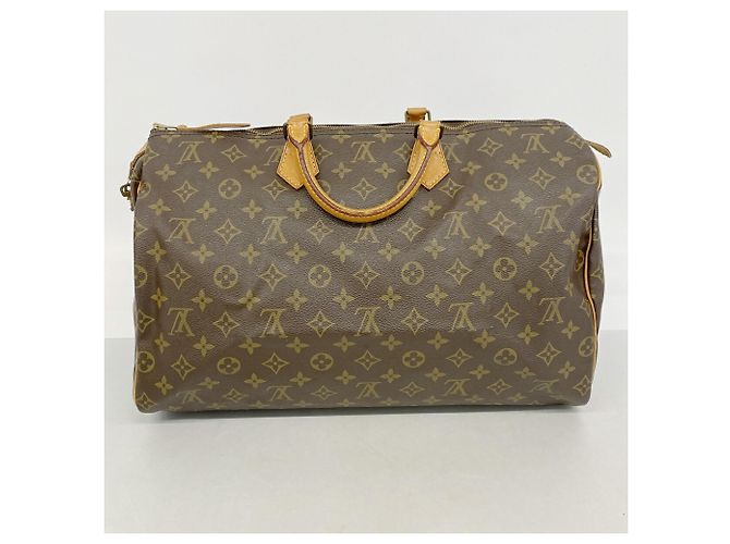 Borsa Louis Vuitton Monogram Speedy 40 Marrone - vista 11