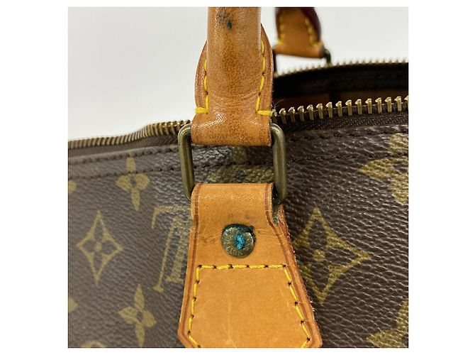 Borsa Louis Vuitton Monogram Speedy 40 Marrone - vista 8