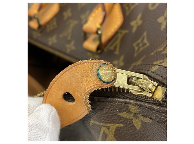 Borsa Louis Vuitton Monogram Speedy 40 Marrone - vista 9