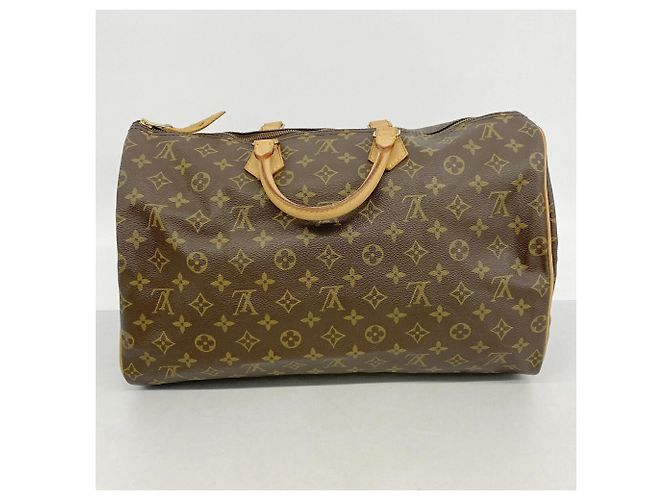 Borsa Louis Vuitton Monogram Speedy 40 Marrone - vista 11