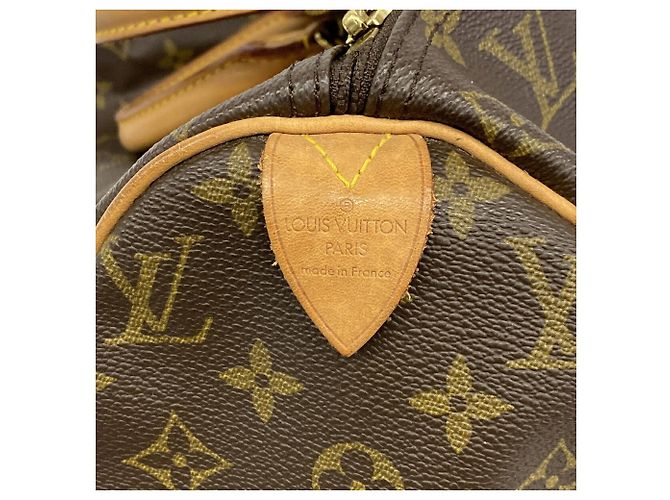 Borsa Louis Vuitton Monogram Speedy 40 Marrone - vista 5