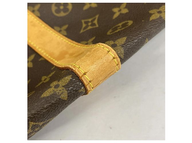 Louis Vuitton Brown Boston Monogram Keepall Bandoulière 60 Marrone - vista 6