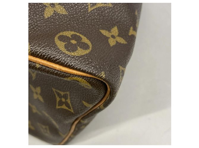 Borsa Louis Vuitton Monogram Speedy 35 Marrone - vista 11
