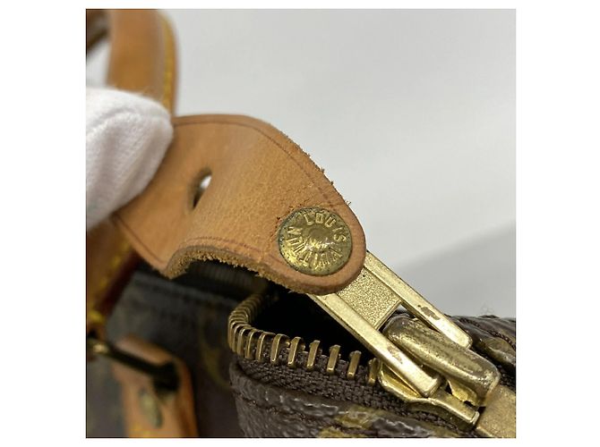 Borsa Louis Vuitton Monogram Speedy 35 Marrone - vista 7