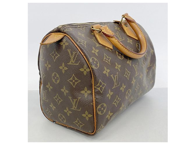 Louis Vuitton Monogram Speedy 25 Handbag Brown - view 2