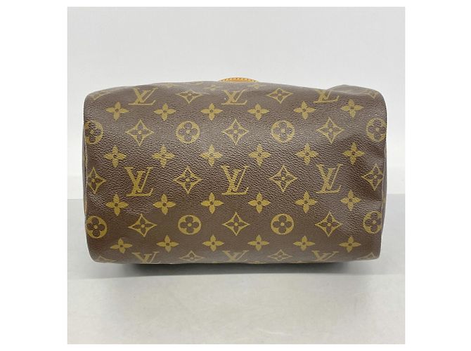 Louis Vuitton Monogram Speedy 25 Handbag Brown - view 3