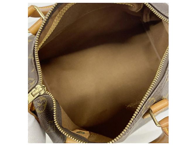 Louis Vuitton Monogram Speedy 25 Handbag Brown - view 4