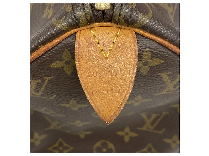 Louis Vuitton Monogram Speedy 25 Handbag Brown - view 5