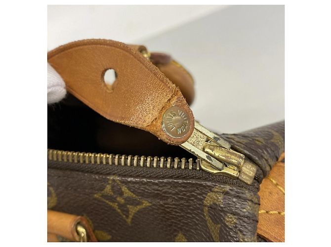 Louis Vuitton Monogram Speedy 25 Handbag Brown - view 6