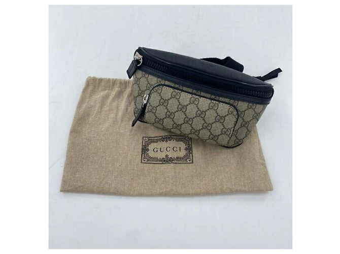 Borsa Sling Gucci - Black and Charcoal Gray Nero Grigio antracite - vista 10