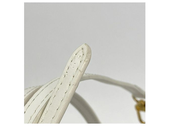 Borsa Louis Vuitton Monogram Nano Bucket Marrone Bianco - vista 6