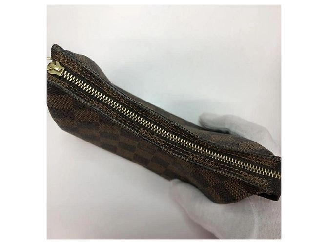 Beauty case Louis Vuitton Damier Marrone Damier ebene - vista 9