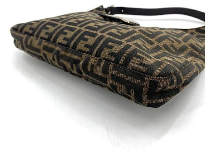 Zucca Borsa a secchiello Fendi Mamma Marrone - vista 3