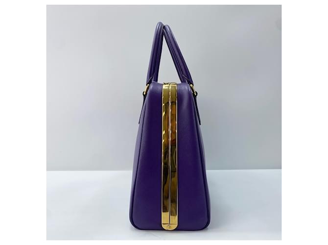 Borsa PRADA Promenade in viola Porpora - vista 4