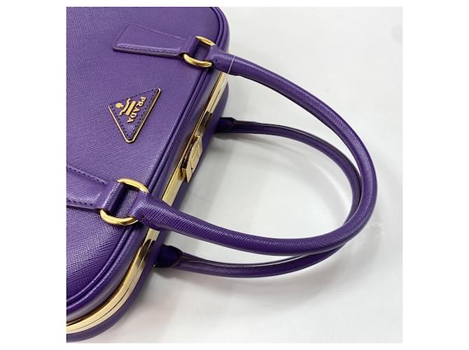 Borsa PRADA Promenade in viola Porpora - vista 9