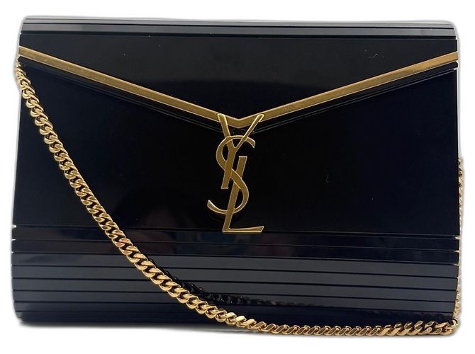 Borsa a tracolla minaudière Vicki Yves Saint Laurent Nero - vista 2