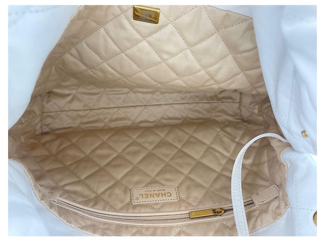 CHANEL Borsa a tracolla Chanel 22 Bianco - vista 10