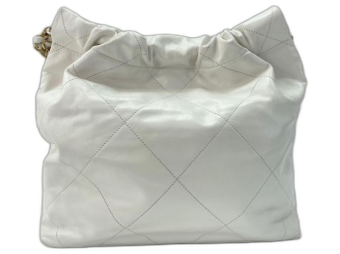 CHANEL Borsa a tracolla Chanel 22 Bianco - vista 2