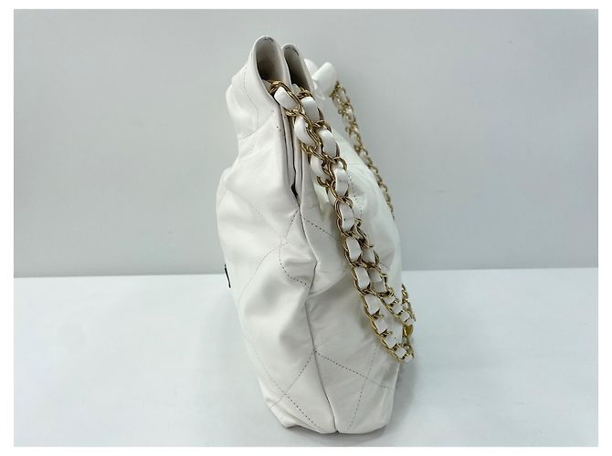 CHANEL Borsa a tracolla Chanel 22 Bianco - vista 3
