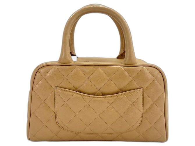 Mini borsa CHANEL Matelassé in Beige - vista 2