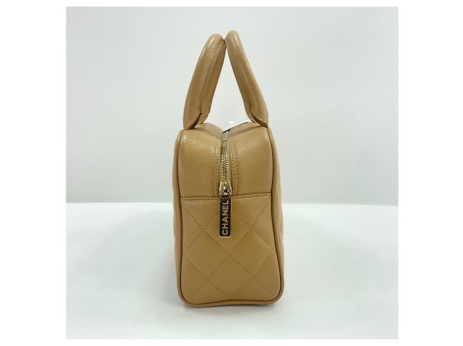 Mini borsa CHANEL Matelassé in Beige - vista 4