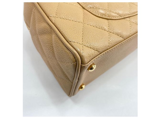 Mini borsa CHANEL Matelassé in Beige - vista 7