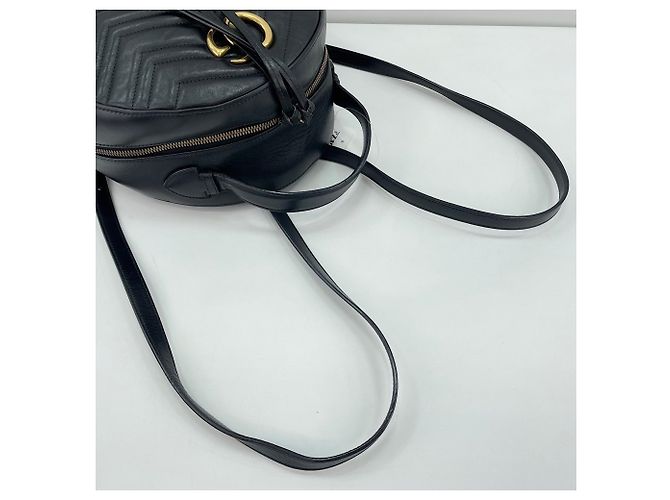 Zaino Gucci GG Marmont Black Nero - vista 9