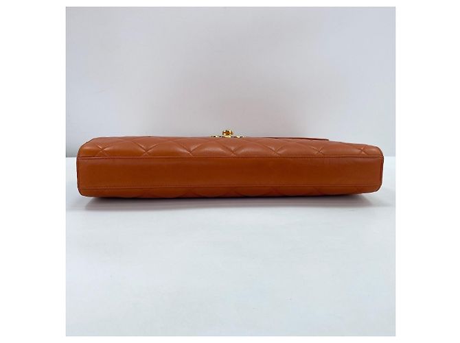 Borsa Chanel Matelassé in Arancione - vista 7
