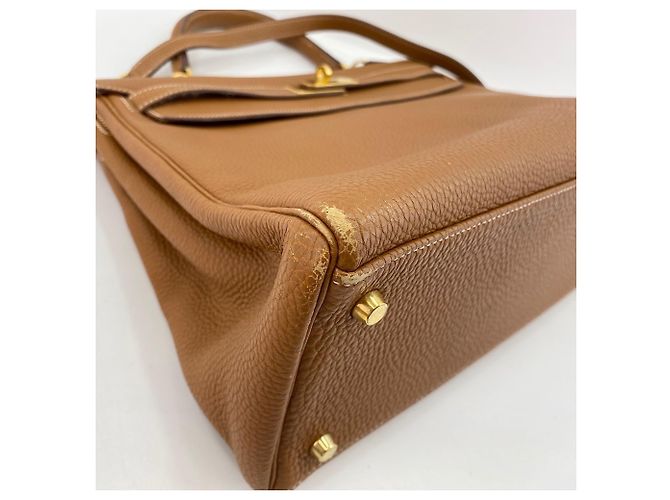 Hermès Borsa HERMES Kelly 35 in Beige - vista 9