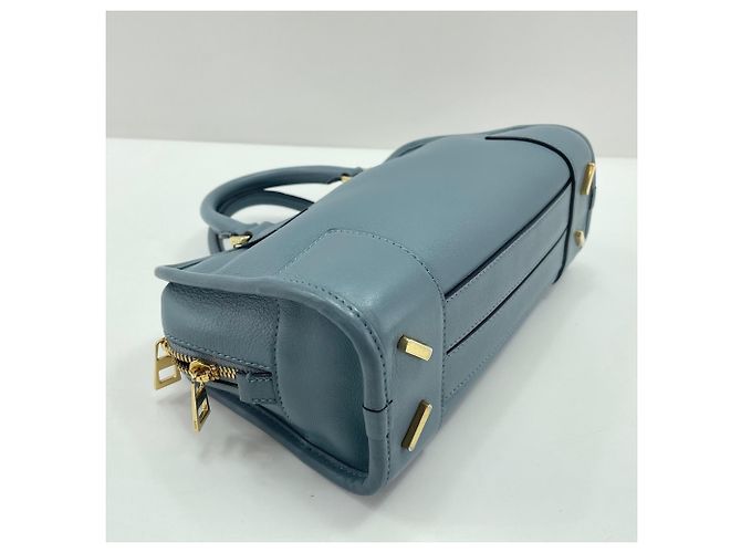 Borsa Loewe Amazona 23 in blu - vista 6