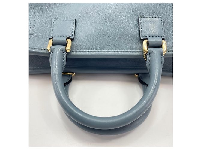 Borsa Loewe Amazona 23 in blu - vista 8